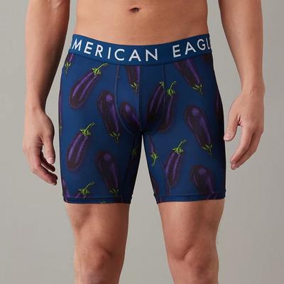 American Eagle Outfitters Underwear & Socks | Aeo Eggplant 6" Flex Boxer Brief 3xl New | Color: Blue | Size: 3xl