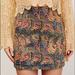 Free People Skirts | Free People Modern Femme Paisley Print Skirt | Color: Brown | Size: 2