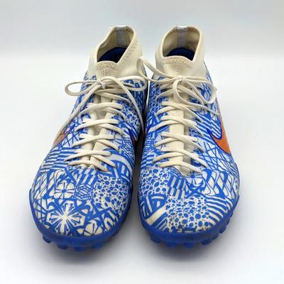 Nike Shoes | Nike Air Zoom Mercurial Cr7 Superfly 9 Turf Soccer Shoes | Color: Blue/White | Size: 8