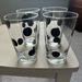 Kate Spade Dining | Kate Spade Lenox Black Polka Dot Deco All Purpose Drinking Glasses Set Of 4 | Color: Black | Size: Os