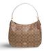 Coach Bags | Coach Large Zip Shoulder Bag In Brown/Tan Leather & Signature Coated Canvas | Color: Brown/Tan | Size: 13" (L) X 10 3/4" (H) X 3 3/4" (W)