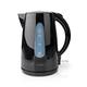 Nedis Electric Kettle - 1.7 l - Plastic - Black - Rotatable 360 degrees - Concealed heating element - Strix controller - Boil-dry protection