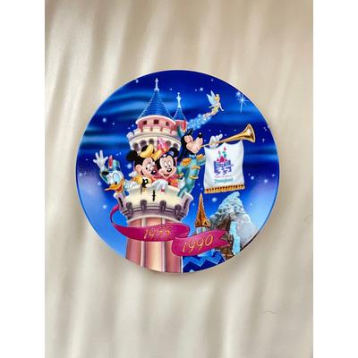 Disney Accents | 1990 Disneylland 35 Years Of Magic Disneyland Plate | Color: Blue | Size: Os