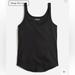 J. Crew Tops | Jcrew Vintage Rib Shelf-Bra Tank Top | Color: Black | Size: M