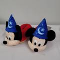 Disney Shoes | New Disney Mickey Mouse Sorcerers Mickey Kids Slippers | Color: Blue/Red | Size: 5g