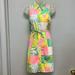 Lilly Pulitzer Dresses | Lilly Pulitzer Rare Vintage 1970’s Sleeveless Collared Dress Size 4 | Color: Green/Pink | Size: 4