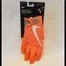 Nike Accessories | Nike Vapor Knit Skill Gloves Orange Football Magnigrip Size Xxl | Color: Orange/White | Size: Xxl