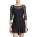 Free People Dresses | Free People Walking To The Sun Lace Dress In Black Size 6 | Color: Black | Size: 6