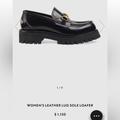 Gucci Shoes | Gucci Chunky Loafers- With Gucci Box | Color: Black | Size: 37.5