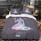 OJBKOBACC Virgo Elegant 3D Printed Bedding Set,Microfiber Quilt Covers,Constellation Galaxy Celestial Sophisticated Teen Girl Bedding With Zipper Closure Pillowcases King（220x240cm）