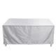 Garden Furniture Covers Small Size Outdoor Patio Garden Furniture Waterproof Covers Rain Snow Chair Covers Sofa Table Chair (Color : Silver, Size : 190x66x89cm)