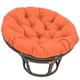 Garden Round Chair Cushion, Hanging Egg Swing Chair Cushion Removable Patio Chair Pads Garden Hanging Chair Patio Hanging Cushion Rattan Chair Pads For Outdoor/Indoor ( Color : D , Size : 100*100cm )