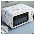 JESLEI Decorative cover of microwave oven, CoverWaterproof Microwave Oven Covers Storage Bag Double Pockets Dust Covers Microwave Oven Hood Kitchen/Cat (Color : Cat) (Color : Maple Leaf)