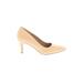 Dream Pairs Heels: Tan Solid Shoes - Women's Size 9 1/2