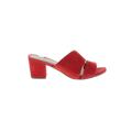 Franco Sarto Heels: Red Shoes - Women's Size 8