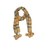 Lord & Taylor Scarf: Yellow Plaid Accessories