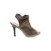 Via Spiga Heels: Gray Shoes - Women's Size 9