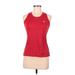 Under Armour Active Tank Top: Red Activewear - Women's Size Medium