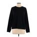 Old Navy Sweatshirt: Black Solid Tops - Women's Size Large