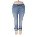 Jag Jeans Jeans - Mid/Reg Rise: Blue Bottoms - Women's Size 20