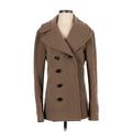 Burberry Brit Wool Coat: Brown Jackets & Outerwear - Women's Size Small