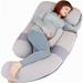 60 inch Pregnancy Pillow, Detachable U Shape Full Body Pillow for Maternity Support, Sleeping Pillow for Pregnant Women