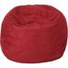 Stylish High-Density Foam Bean Bag Chair with Removable Microsuede Cover, Childproof Zipper, Ideal for Lounge and Reading