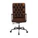 ACME Noknas Office Chair, Brown Leather