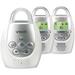 Audio Baby Monitor with up to 1,000 ft of Range, Vibrating Sound-Alert, Talk Back Intercom, Night Light Loop & Two Parent Units