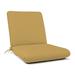 1 - Piece Outdoor Seat and Back Cushion