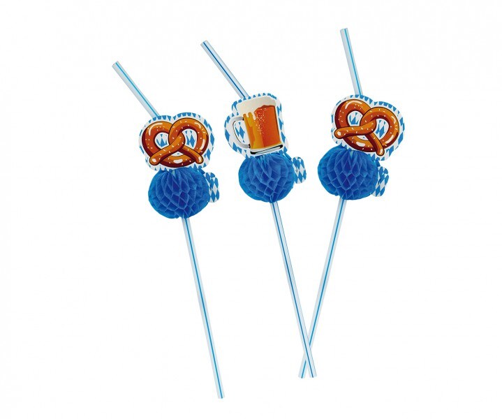 6 Trinkhalme Oktoberfest Image