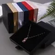 Optique-Boîte à bijoux en papier kraft carte de vministériels x pour collier bracelet bague