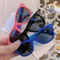 Neue Kindermode Sonnenbrille runde polarisierte Sonnenbrille Silikon flexible Kinder brille Vintage