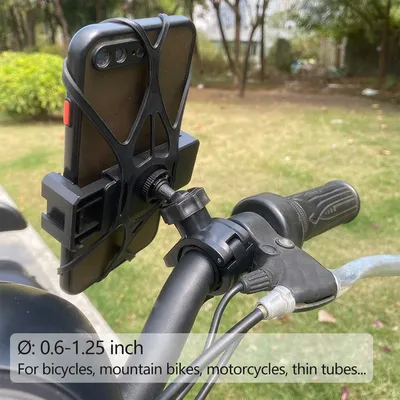 Fahrrad Motorrad Telefon halterung 360 ° drehbare Fahrrad halterung für Gopro Action Kamera für Outdoor-Fahren für iPhone Samsung