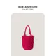 Luxus Designer Handtasche gewebt niedlich einfarbig vielseitig lässig kleine Frauen tasche häkeln