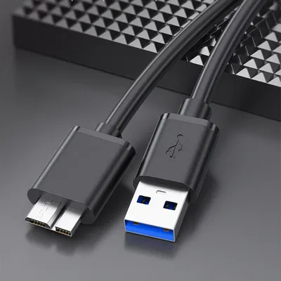 USB 3,0 Typ A zu USB 3,0 Micro B Stecker Adapter kabel Daten synchron isations kabel Kabel für externe Festplatte Festplatte Super Speed Kabel Image