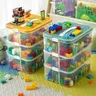 Lego Toy Storage Box Building Block Lego Organizer trasparente Lego-compatibile contenitore di