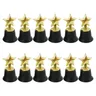 12Pcs Award Golden Mini Award Trophy premi Decor Plastic Reward premi Kindergarten Kids Gift Awards