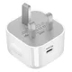 Caricatore da muro PD USB C PD a ricarica rapida da 20 W Spina UE USA UK per Iphone 12 13 14 15 Plus