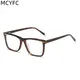 MCYDavid-Monture de lunettes carrée à la mode pour hommes et femmes monture complète monture