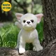 Chien en peluche haute fidélité Chihuahua jouets en peluche mignons simulation d'animaux