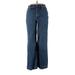 Lands' End Jeans - High Rise: Blue Bottoms - Women's Size 12