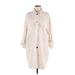 Zara Coat: Ivory Jackets & Outerwear - Women's Size Small