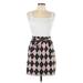 Ultra Flirt Casual Dress: Pink Checkered/Gingham Dresses - Women's Size Large