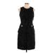 Couture Couture Los Angeles Casual Dress: Black Tweed Dresses - Women's Size 42