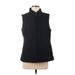 Croft & Barrow Vest: Black Jackets & Outerwear - Women's Size Medium