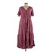 BLOOMCHIC Casual Dress: Burgundy Dresses - Women's Size 14