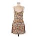 Divided by H&M Casual Dress - Slip dress: Orange Paisley Dresses - Women's Size Medium