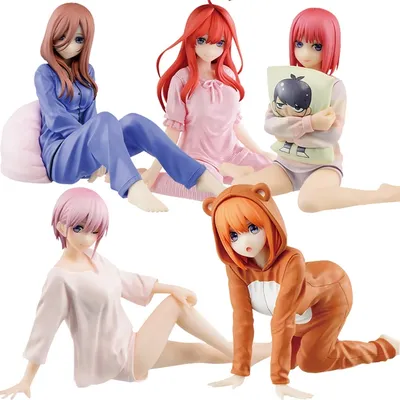 New Nakano Ichika Nino Miku Yotsuba Itsuki Figure Pajamas The Quintessential Quintuplets Anime
