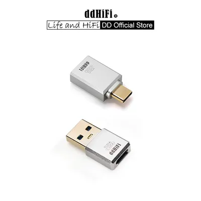 DD ddHiFi TC01A and TC01C HiFi Quality USB-A to USB-C Adapter Converter, Compatible with Phone,